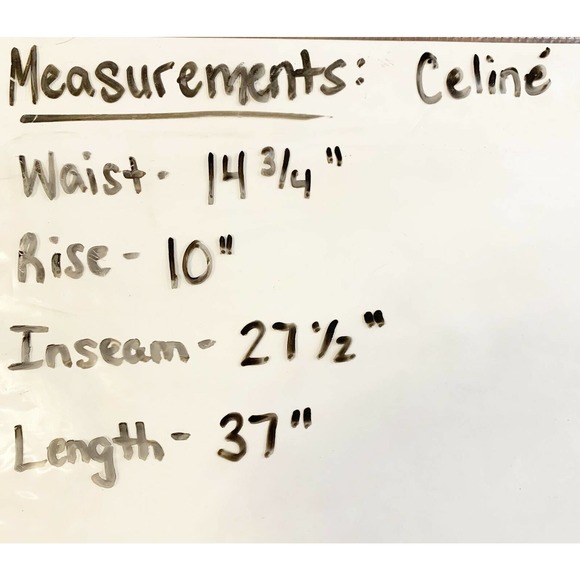 ❌SOLD❌ Celine Women’s Navy Blue High Waisted Wool Trouser Pants Sz 34 - Picture 11 of 11